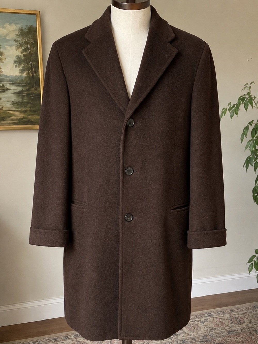 DHALISHAN RARE Authentic 1960’s Vintage Collectible 100% Cashmere Coat, Large - Picture 5 of 7
